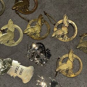 Etched Brass Gold Ornaments | The Princess Margaret